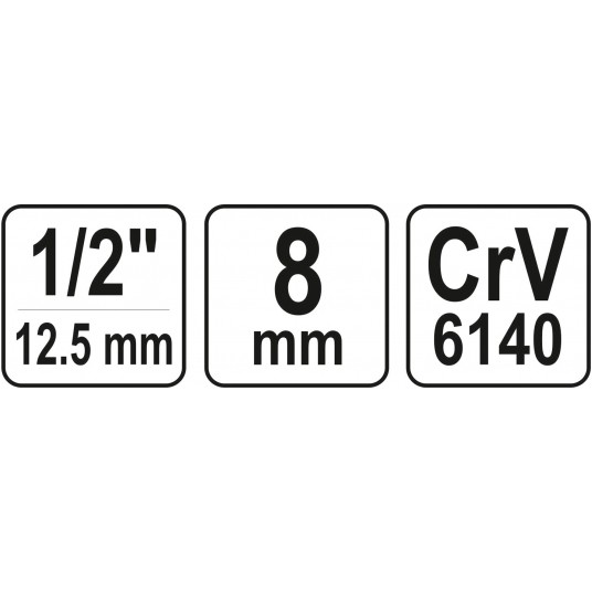 ADAPTER DO BITÓW 1/2" *8MM -zdjęcie numer 3