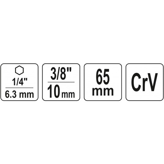 ADAPTER DO NASADEK 3/8 65MM -zdjęcie numer 4