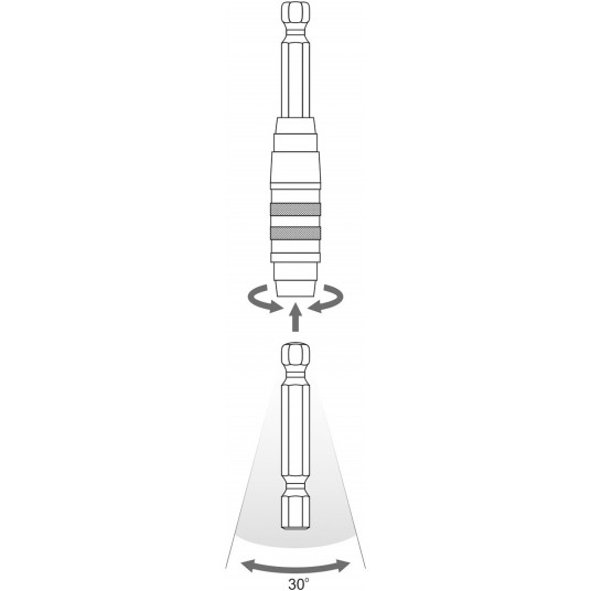 ADAPTER KĄTOWY DO BITÓW 1/4" -zdjęcie numer 7