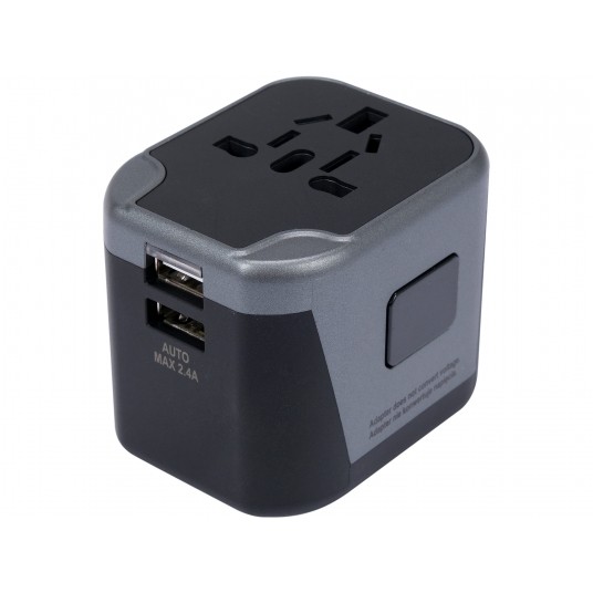 ADAPTER PODRÓŻNY UNIW. 2XUSB 12W -zdjęcie numer 7