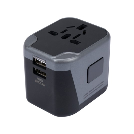 ADAPTER PODRÓŻNY UNIW. 2XUSB 12W -zdjęcie numer 7