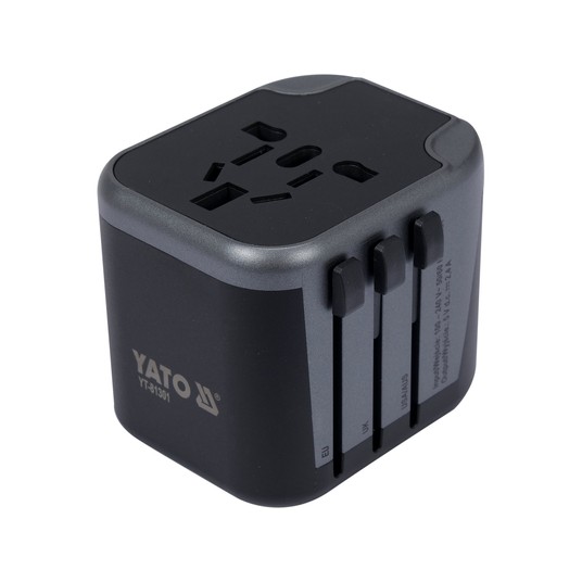 ADAPTER PODRÓŻNY UNIW. 2XUSB 12W -zdjęcie numer 1