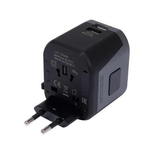ADAPTER PODRÓŻNY UNIW. 2XUSB 12W -zdjęcie numer 3