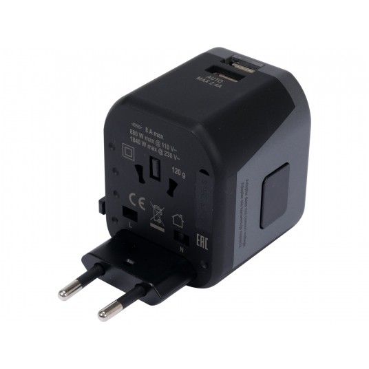 ADAPTER PODRÓŻNY UNIW. 2XUSB 12W -zdjęcie numer 3