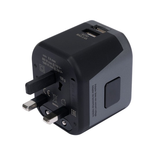 ADAPTER PODRÓŻNY UNIW. 2XUSB 12W -zdjęcie numer 4