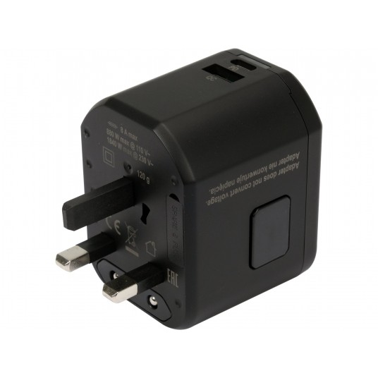 ADAPTER PODRÓŻNY UNIW. USB, USB-C 20W -zdjęcie numer 4