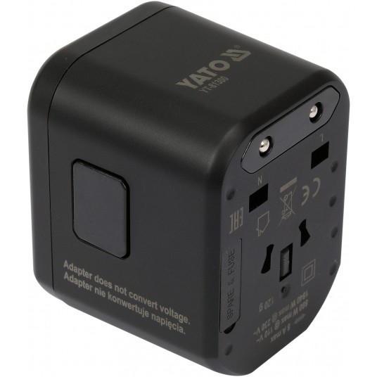 ADAPTER PODRÓŻNY UNIW. USB, USB-C 20W -zdjęcie numer 2