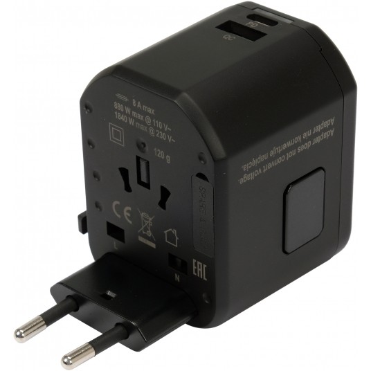 ADAPTER PODRÓŻNY UNIW. USB, USB-C 20W -zdjęcie numer 3