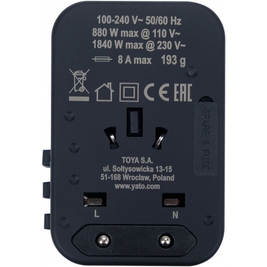 ADAPTER PODRÓŻNY UNIW. USB, USB-C 65W -zdjęcie numer 8