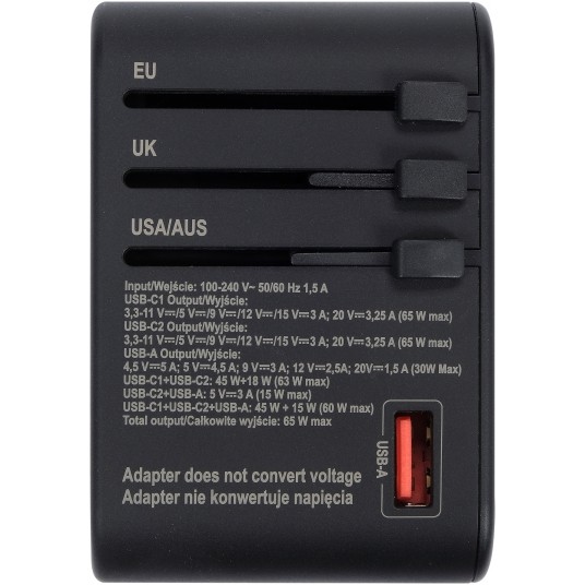ADAPTER PODRÓŻNY UNIW. USB, USB-C 65W -zdjęcie numer 10