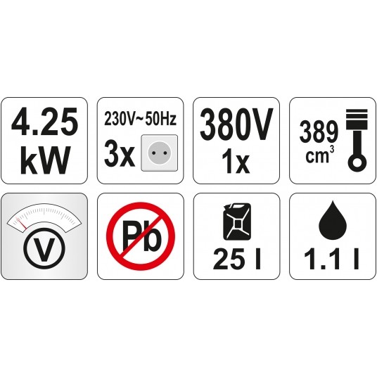 AGREGAT PRĄDOTWÓRCZY 5500W + 400V -zdjęcie numer 2