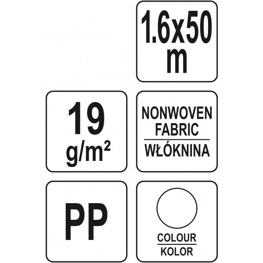 AGROWŁÓKNINA 19 G - 1,6X50M -zdjęcie numer 5