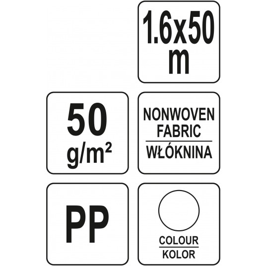 AGROWŁÓKNINA 50 G - 1,6X50M -zdjęcie numer 5