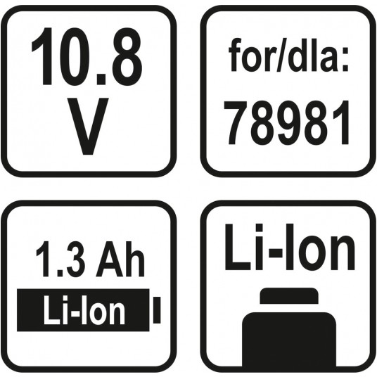 AKUMULATOR 10,8V LI-ION 1,3AH -zdjęcie numer 4