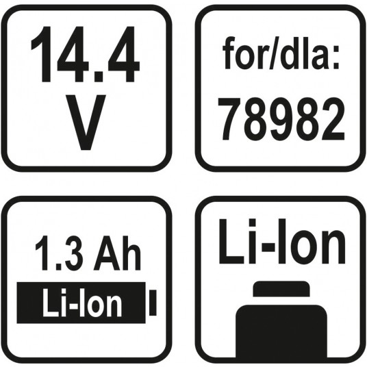 AKUMULATOR 14,4V LI-ION 1,3AH -zdjęcie numer 4