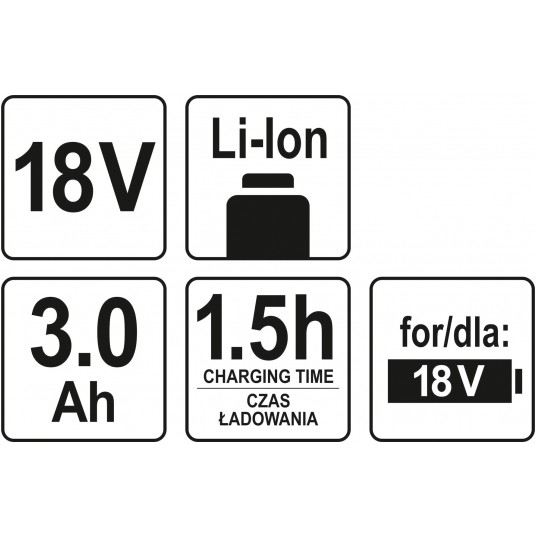 AKUMULATOR 18V LI-ION 3,0 AH -zdjęcie numer 4