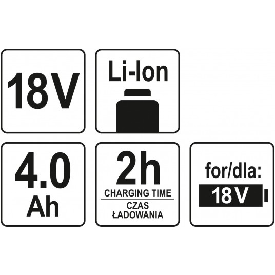 AKUMULATOR 18V LI-ION 4,0 AH -zdjęcie numer 4