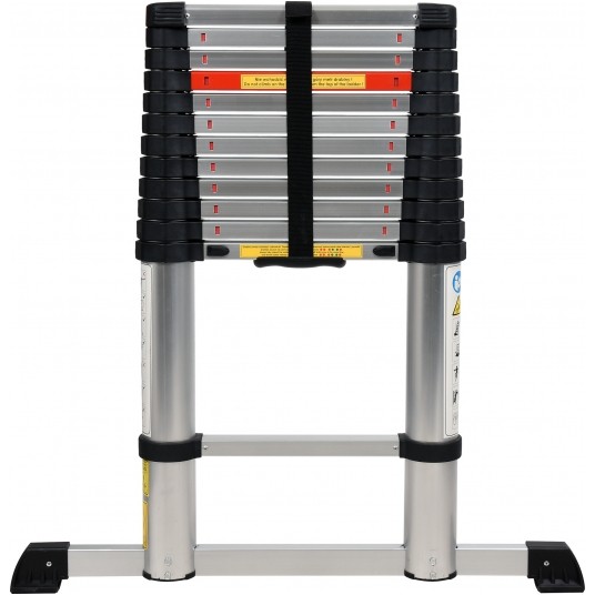 ALUMINIOWA DRABINA TELESKOPOWA 3,8M 13ST -zdjęcie numer 1