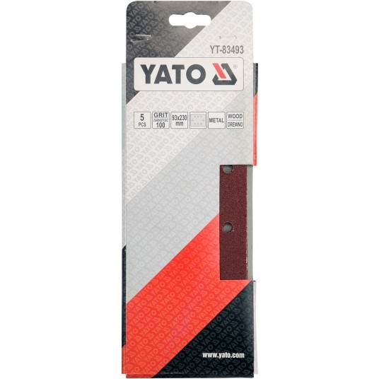 ARKUSZE ŚCIERNE OTWORY 93x230 P100 5S -zdjęcie numer 2