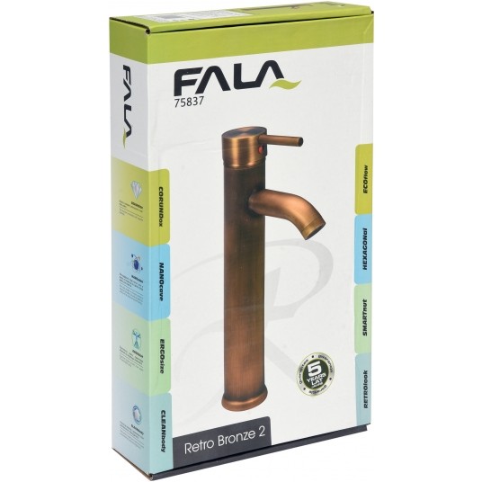 BATERIA UMYWALKOWA WYSOKA RETRO BRONZE 2 -zdjęcie numer 2