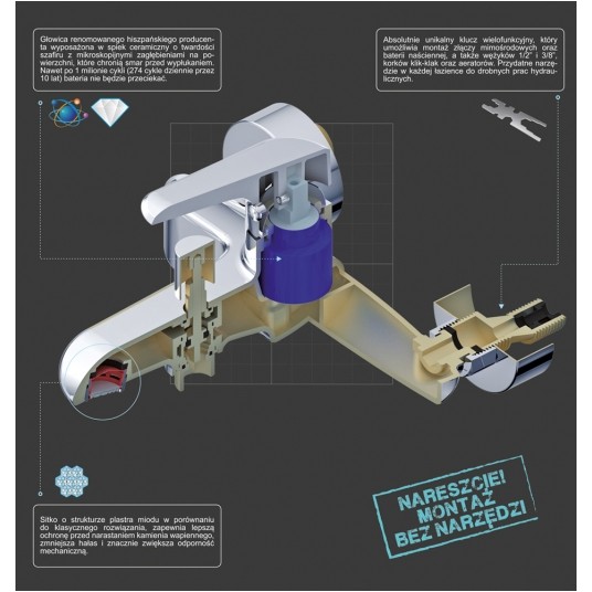 BATERIA WANNOWA ŚCIENNA ALICANTE -zdjęcie numer 5