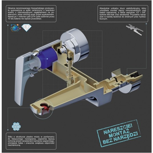 BATERIA WANNOWA ŚCIENNA MURCIA -zdjęcie numer 5