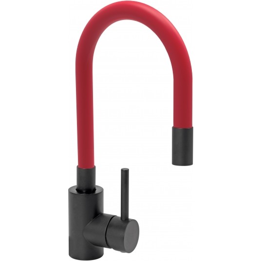 BATERIA ZLEW. 'BLACK FLEXIBLE' CZERWONA -zdjęcie numer 1