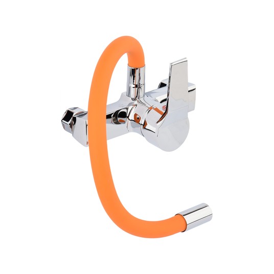BATERIA ZLEW. ŚCIENNA FLEXIBLE POMARAŃCZ -zdjęcie numer 3