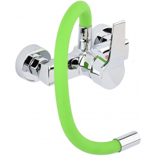BATERIA ZLEW. ŚCIENNA FLEXIBLE ZIELONA -zdjęcie numer 3