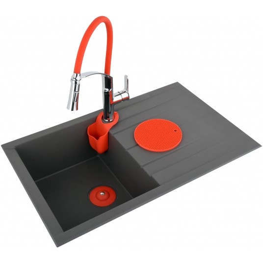 BATERIA ZLEWOZMYWAKOWA FLEXIBLE 2 CZERW. -zdjęcie numer 1