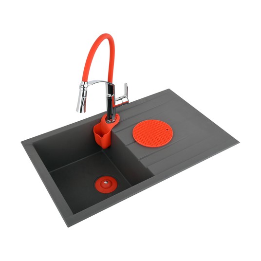 BATERIA ZLEWOZMYWAKOWA FLEXIBLE 2 CZERW. -zdjęcie numer 5