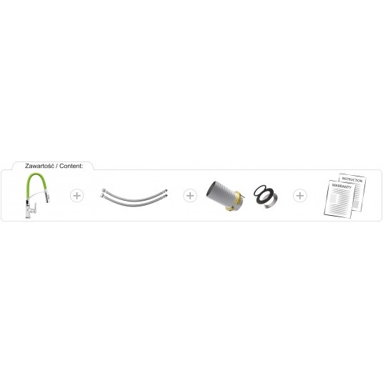 BATERIA ZLEWOZMYWAKOWA FLEXIBLE 2 ZIEL. -zdjęcie numer 5
