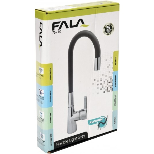 BATERIA ZLEWOZMYWAKOWA FLEXIBLE J. SZARA -zdjęcie numer 5