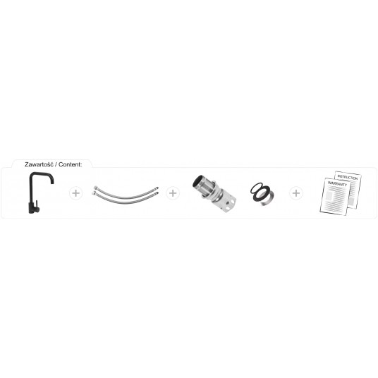 BATERIA ZLEWOZMYWAKOWA STEELY BLACK 2 -zdjęcie numer 4