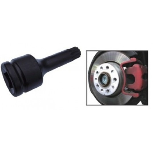 Bit udarowy SPLINE M18 x 105mm z nasadką 3/4" VW/A -zdjęcie numer 1