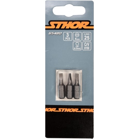 BITY 1/4"X25 MM, 4MM 3 SZT -zdjęcie numer 2