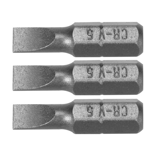 BITY 1/4"X25 MM, 5MM 3 SZT -zdjęcie numer 1