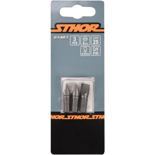 BITY 1/4"X25 MM, 8MM 3 SZT -zdjęcie numer 2