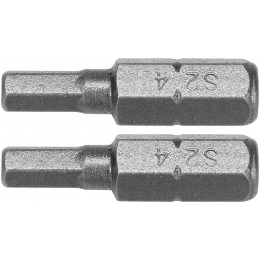 BITY 1/4"X25 MM HEX H4 2 SZT -zdjęcie numer 1