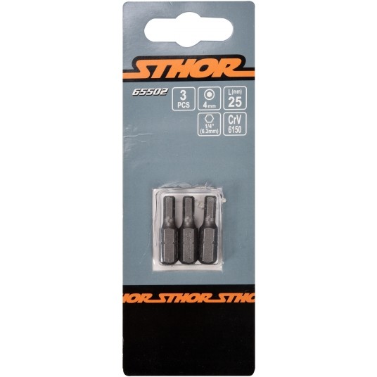 BITY 1/4"X25 MM HEX H4 3 SZT -zdjęcie numer 2