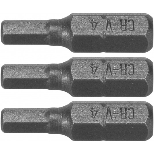 BITY 1/4"X25 MM HEX H4 3 SZT -zdjęcie numer 1