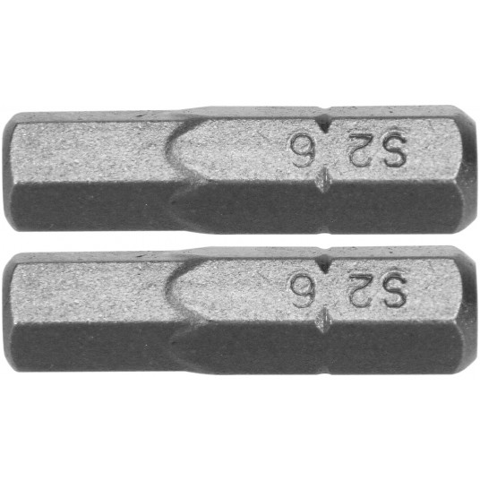 BITY 1/4"X25 MM HEX H6 2 SZT -zdjęcie numer 1