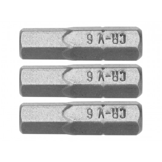 BITY 1/4"X25 MM HEX H6 3 SZT -zdjęcie numer 1