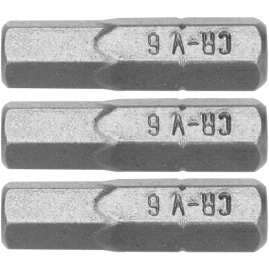 BITY 1/4"X25 MM HEX H6 3 SZT -zdjęcie numer 1
