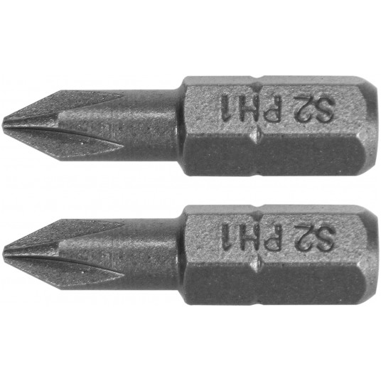 BITY 1/4"X25 MM PH1 2 SZT -zdjęcie numer 1