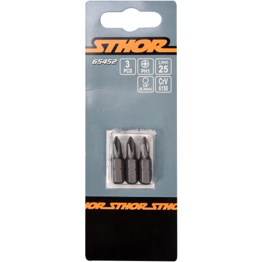 BITY 1/4"X25 MM PH1 3 SZT -zdjęcie numer 2