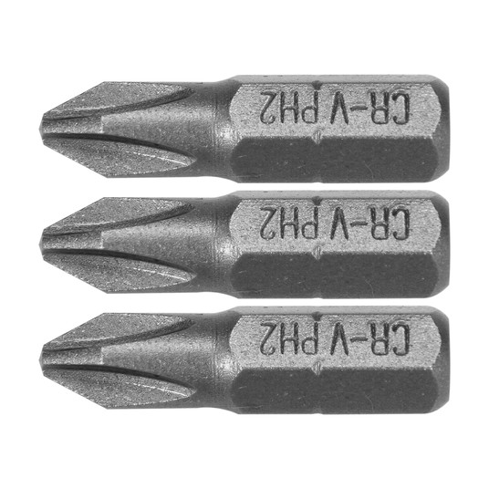 BITY 1/4"X25 MM PH2 3 SZT -zdjęcie numer 1