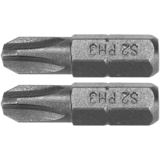 BITY 1/4"X25 MM PH3 2 SZT -zdjęcie numer 1