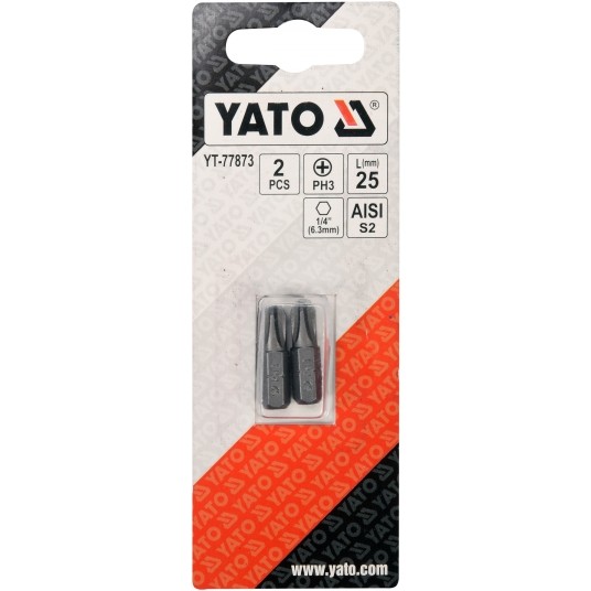 BITY 1/4"X25 MM PH3 2 SZT -zdjęcie numer 2