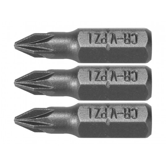 BITY 1/4"X25 MM PZ1 3 SZT -zdjęcie numer 1